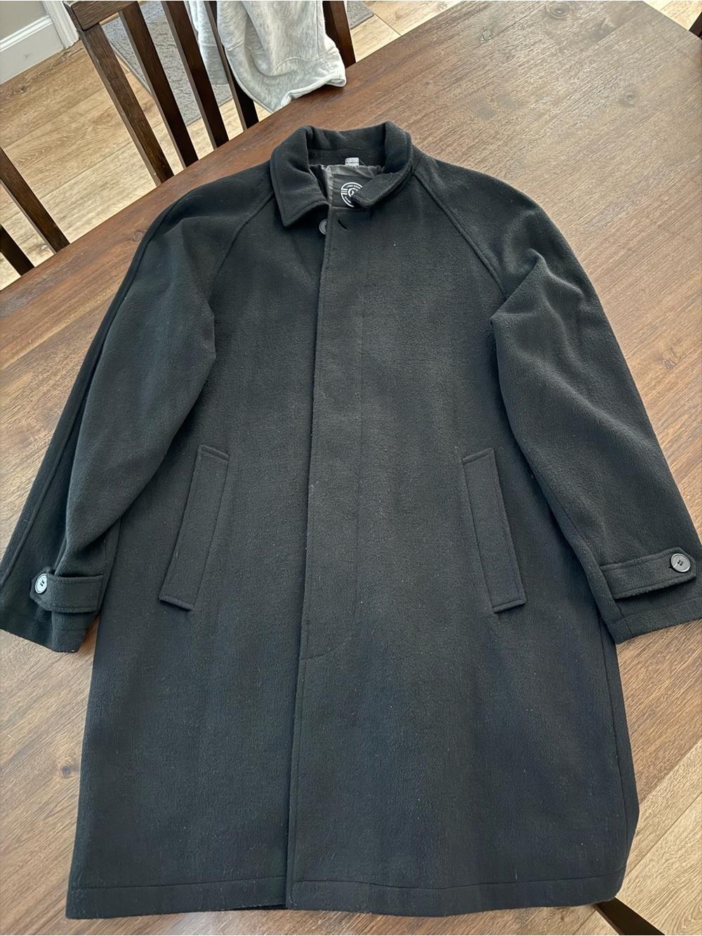 J.M. Haggar Men's Black Coat - sz L
